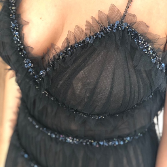 Exclusive MAXAZRIA Runway COLLECTION Beaded Dress - Picture 3 of 9